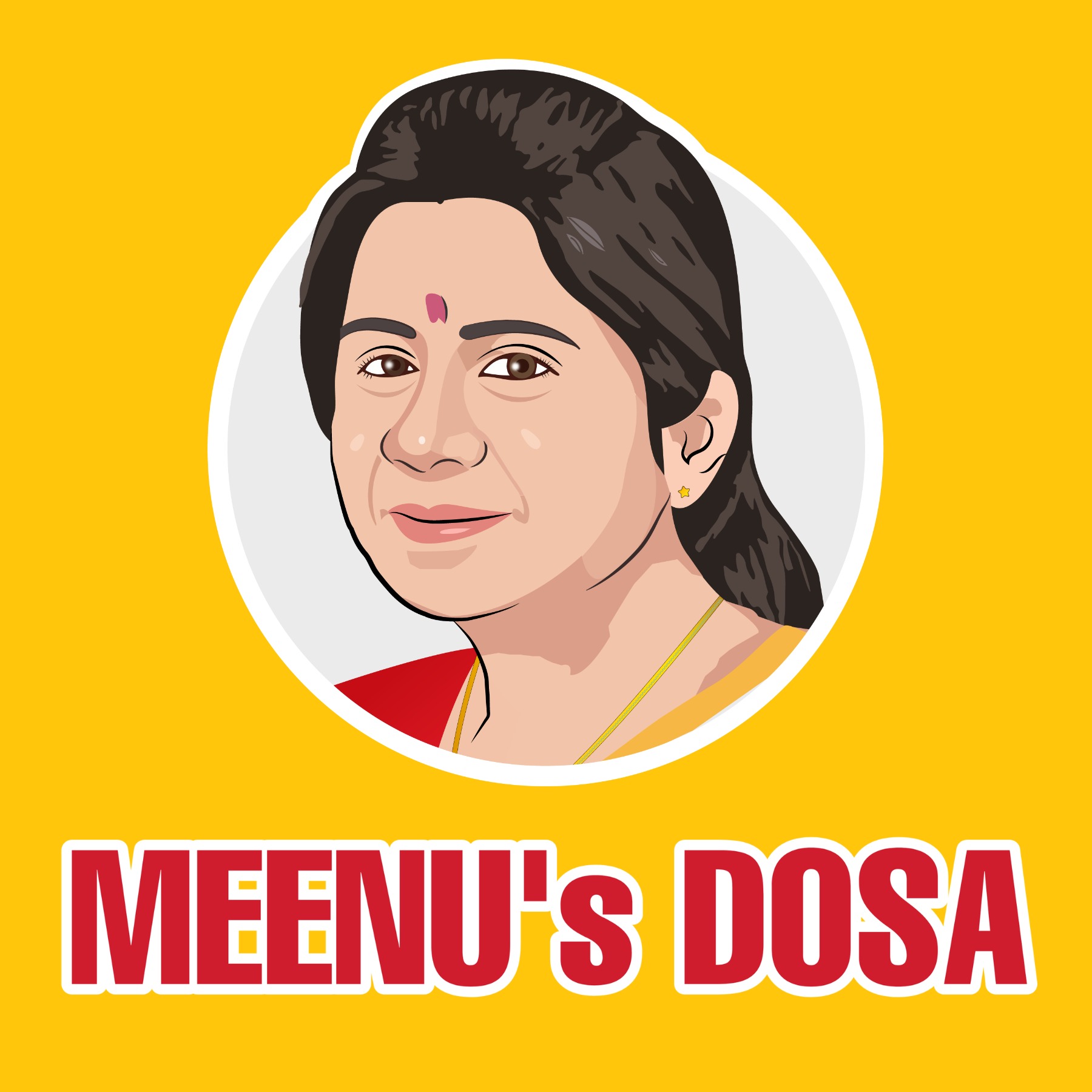 Meenu's Dosa Logo - Authentic South Indian